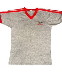 Vintage Chevrolet Corvette Single Stitch T Shirt Size: Large Bantam Tag V Neck