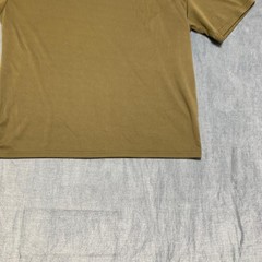 Manfinity WHAT Tee Shirt Mens Large Olive Green Summer Trendy Everyday Wear