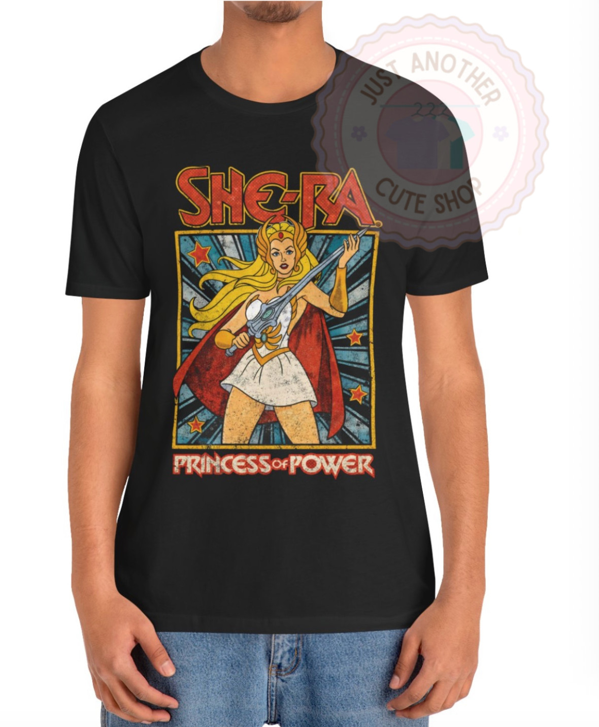 She-Ra Princess of Power T-Shirt ✩ Vintage 80s Retro Cartoon Graphic Tee! RARE! gallery