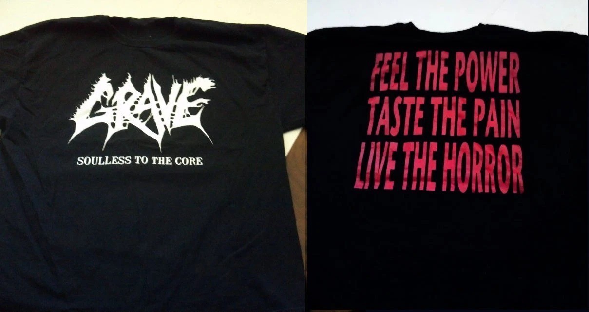 Shirt Grave soulless to the core Black Unisex Concert S to 5XL FN1818