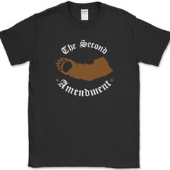 Right To Bear Arms T-Shirt Funny 2nd Amendment USA Guns America Tee