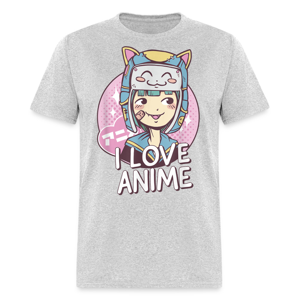 Cute Anime Girl Kawaii Style I Love Anime Quote Gift T-Shirt gallery