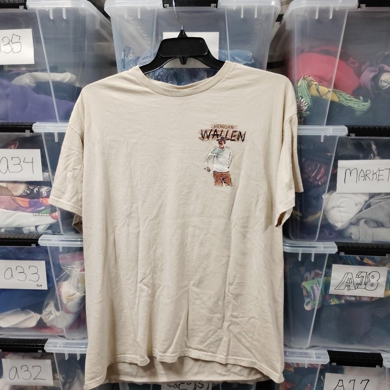 morgan wallen shirt Singe Bandyrr Shirt Gildan Xl Beige Tan Color A307 gallery