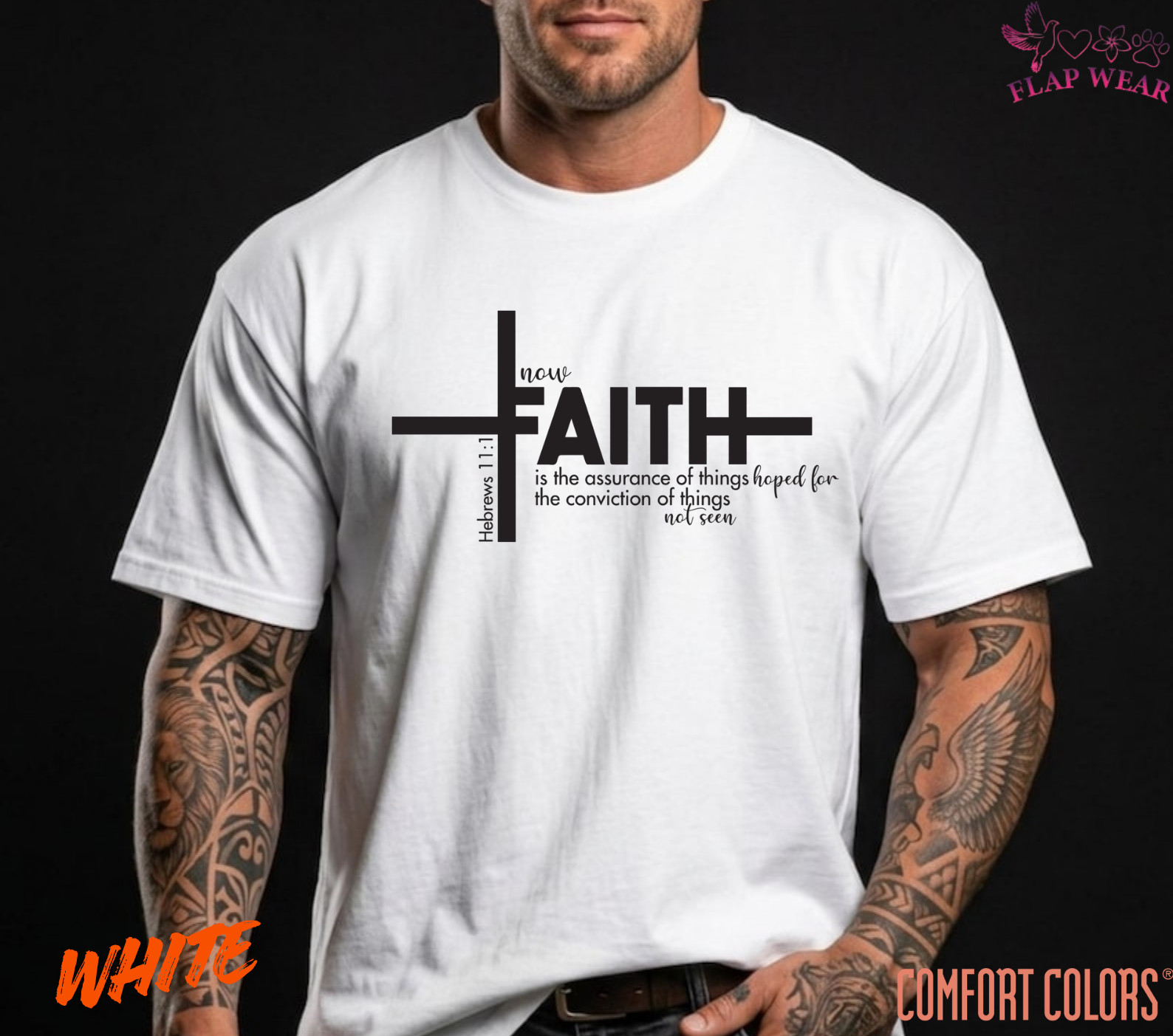 Unisex Hebrews 11:1 Christian T-Shirt, Men T shirt,Women T shirt Gift Religio gallery
