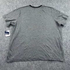 VTG Basic Editions Ringer Tee 2XL Gray Short Sleeve Cotton Blend NWT Mens