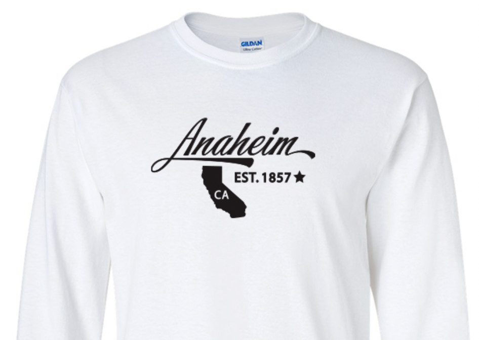 Anaheim California State T-Shirt Long Sleeve Graphic Tees Unisex Apparel Design gallery