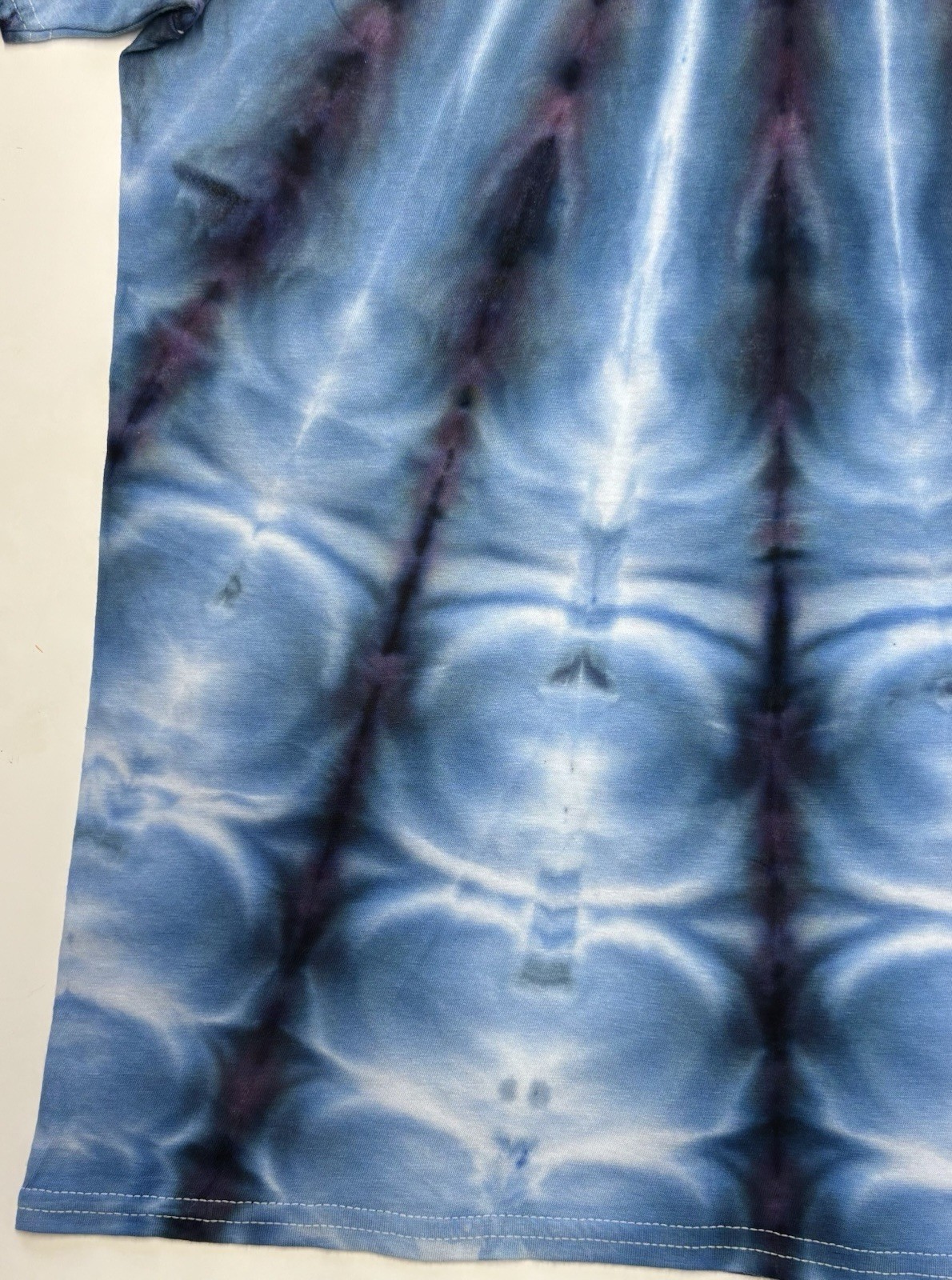 Gildan Handmade Ice Dye Unisex Adult T-Shirt Size Medium Multicolor Blue Tee NEW gallery
