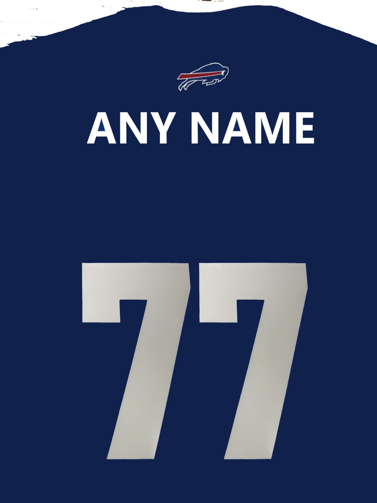 Buffalo Bills CUSTOM Name & Number T-Shirt Jersey Personalized Tee New