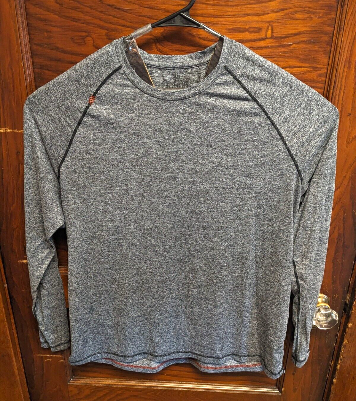 Rhone Athletic Tshirt Nylon Blend Performance Stretch Heather Gray XL Gym