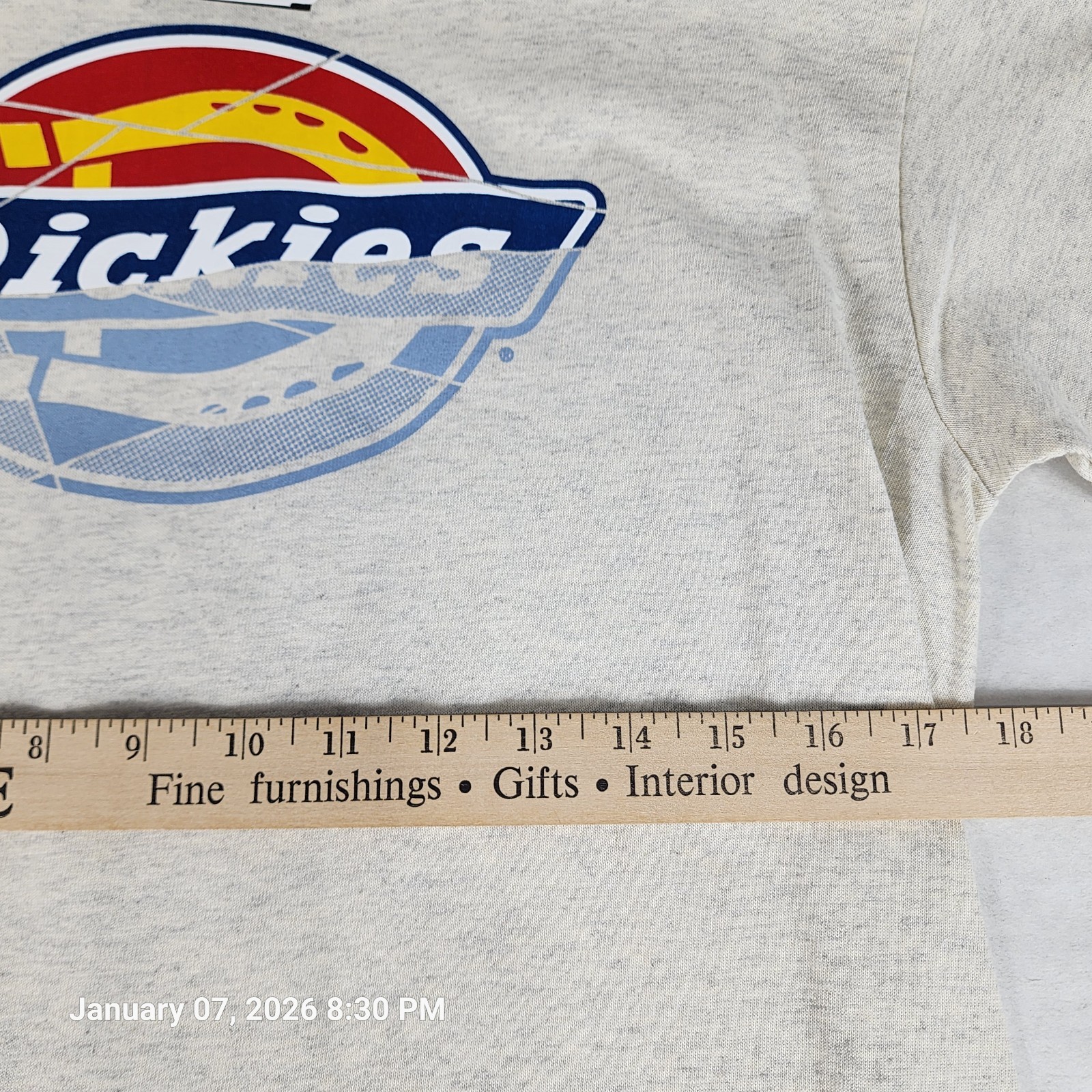 Dickies Skateboarding Distressed OG Graphic T-shirt Mens Medium Heather New Tags gallery