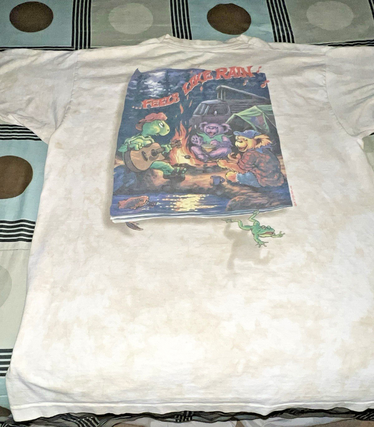 Vintage 1995 Liquid Blue Grateful Dead L.L. Rain/L.L. Bean XL shirt (rare) gallery