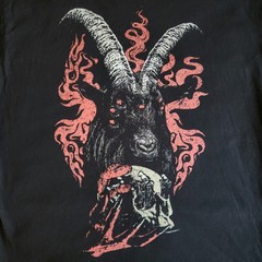 Blackcraft Cult Hexed Hooves Goat Devil Grunge 2XL Long Sleeve Graphic T-Shirt