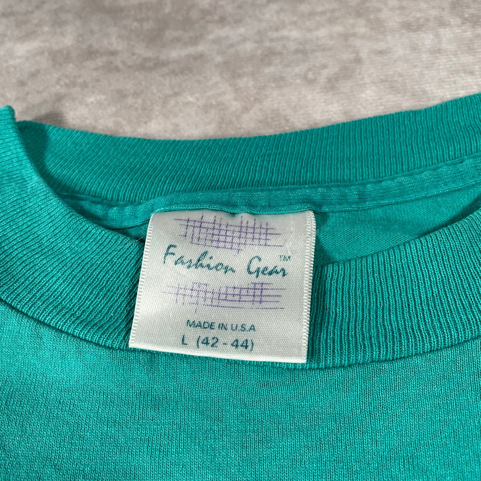 90’s Fashion Gear Green Aqua Blank Essentials Pocket T-shirt gallery