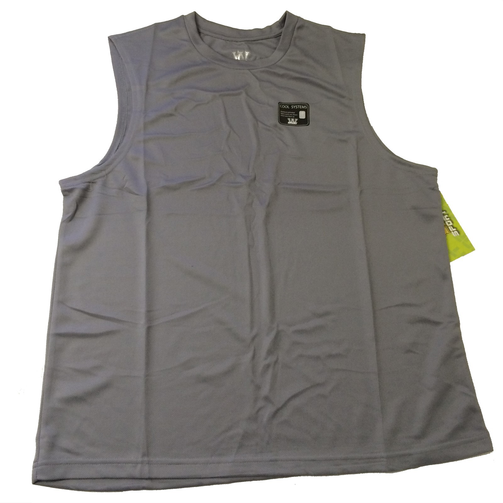 Mens Sport T-Shirt Tank Muscle Tee Quick Dry Top Athletic Basketball Gym Running