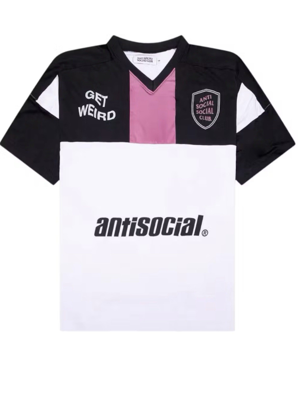 NIB Anti Social Social Club Get Weird Soccer Jersey, Small, SS25, Retail $110