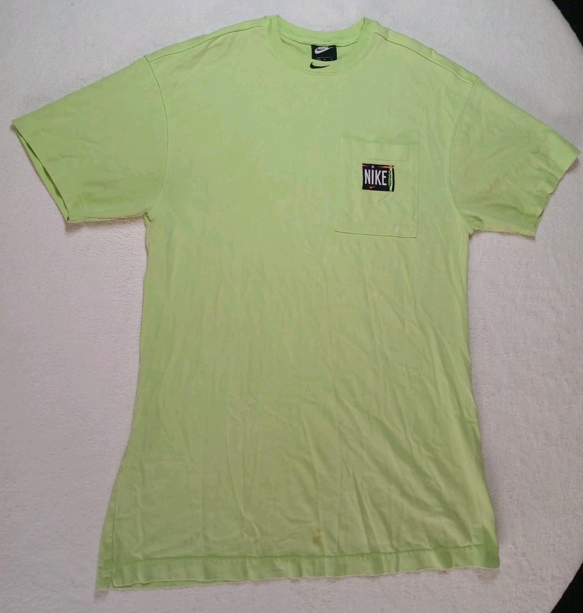 Vintage Nike Just Do It T-Shirt Size Medium Green 80s 90s (See Measurement Pics)