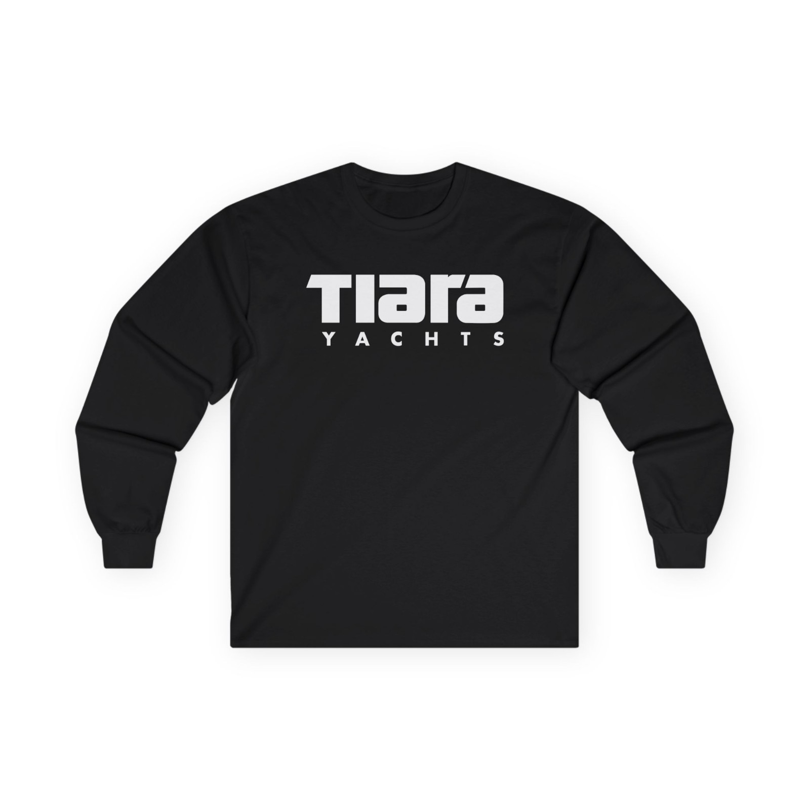 New Tee Shirt TIARA Boats Yachts Logo Men’s T-Shirt American Long Sleeve T-Shirt