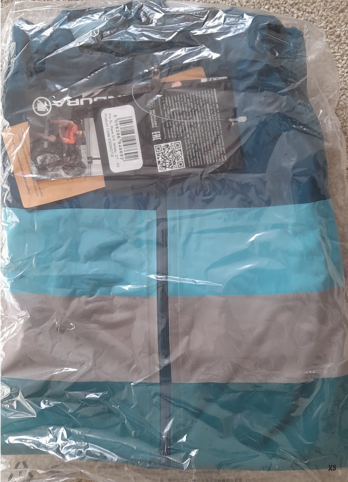 ENDURA BOY's Or MEN'S PRO SL LITE S/S JERSEY SHIRT, DEEP TEAL, X-SMALL RRP £99 gallery