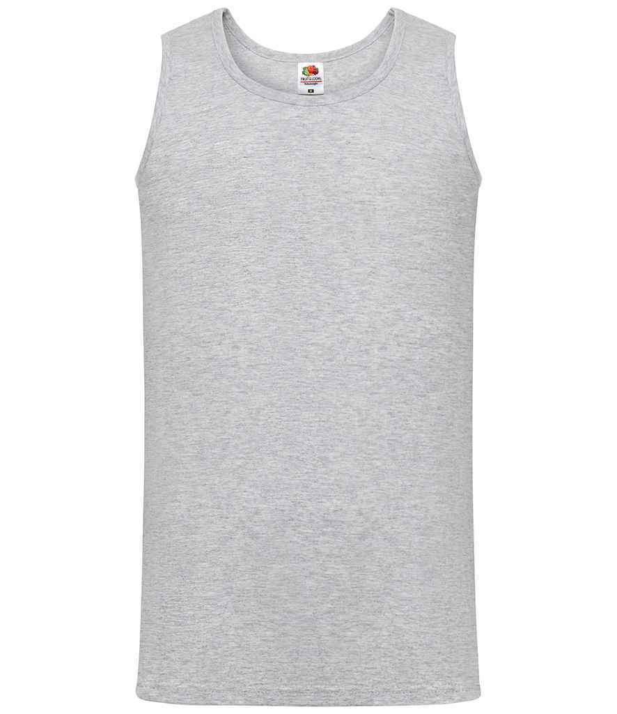 Pack of 1/3/5 Fruit of the Loom Plain Athletic Vest 100% Cotton - S-2XL gallery