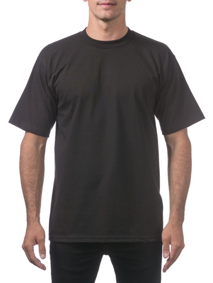 PROCLUB MENS HEAVYWEIGHT SHORT SLEEVE T SHIRTS PRO CLUB CASUAL COTTON TEE SHIRT gallery