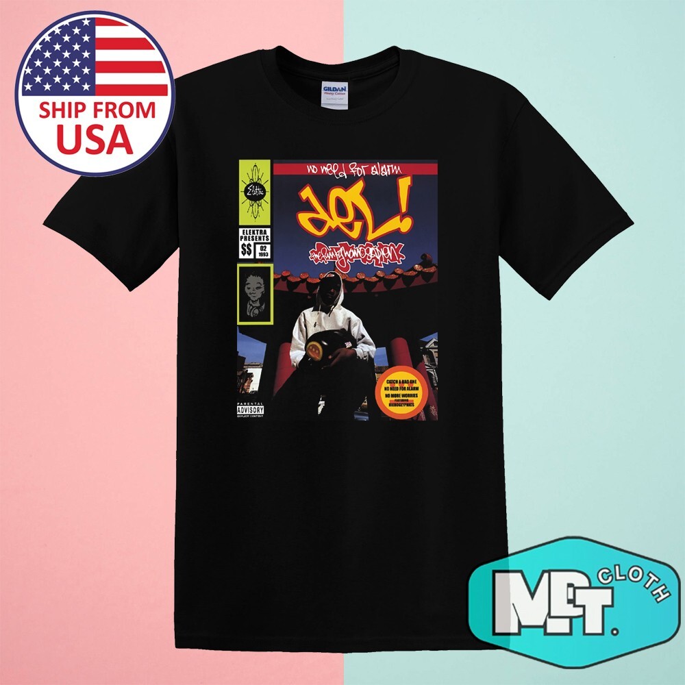 Del The Funky Homosapien No Need for Alarm Men’s Black Size S-5XL