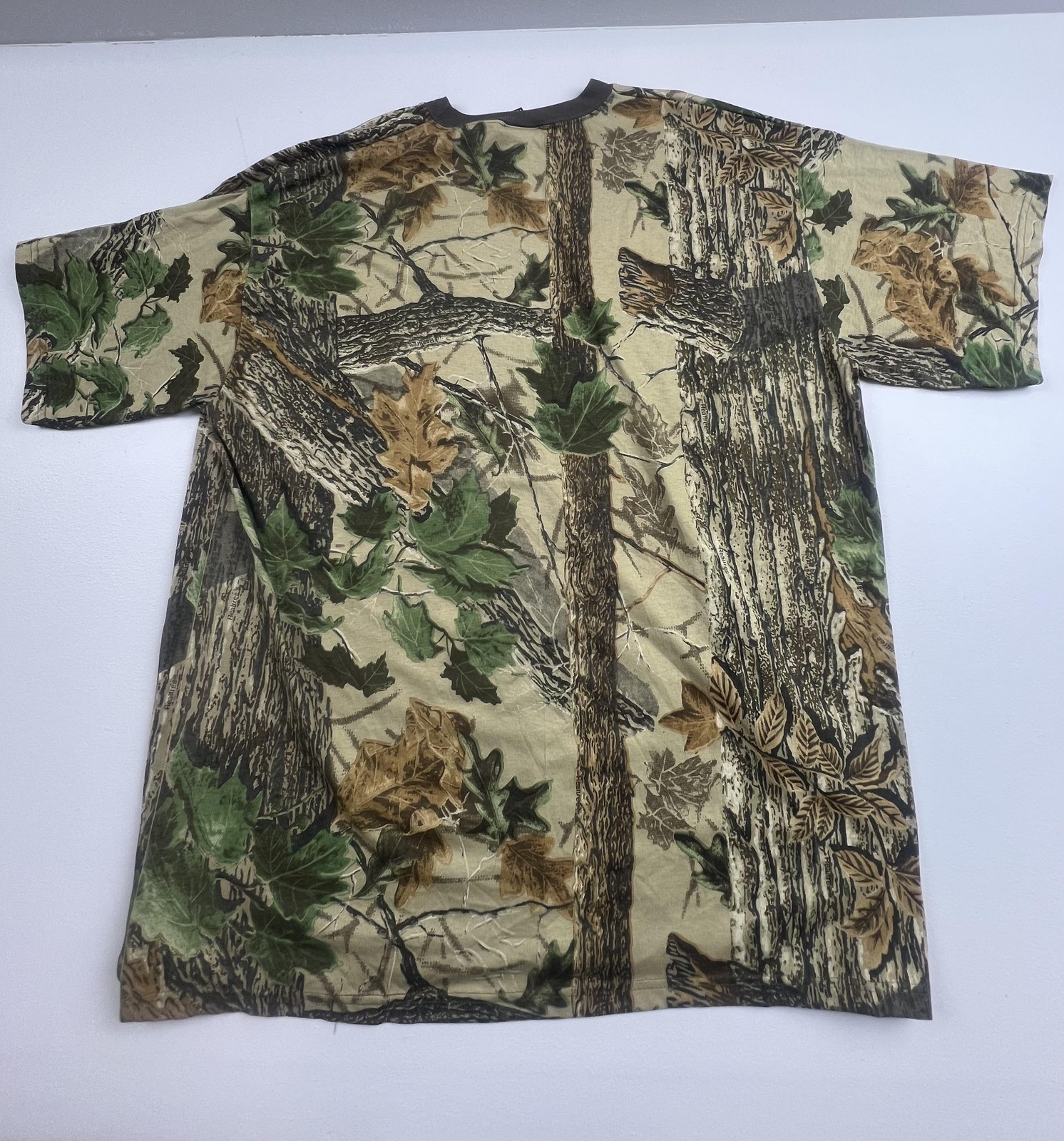 Ranger Shirt Mens 3XL Brown Xtra Camo Hunting Outdoor Pocket Tee Crewneck Top gallery
