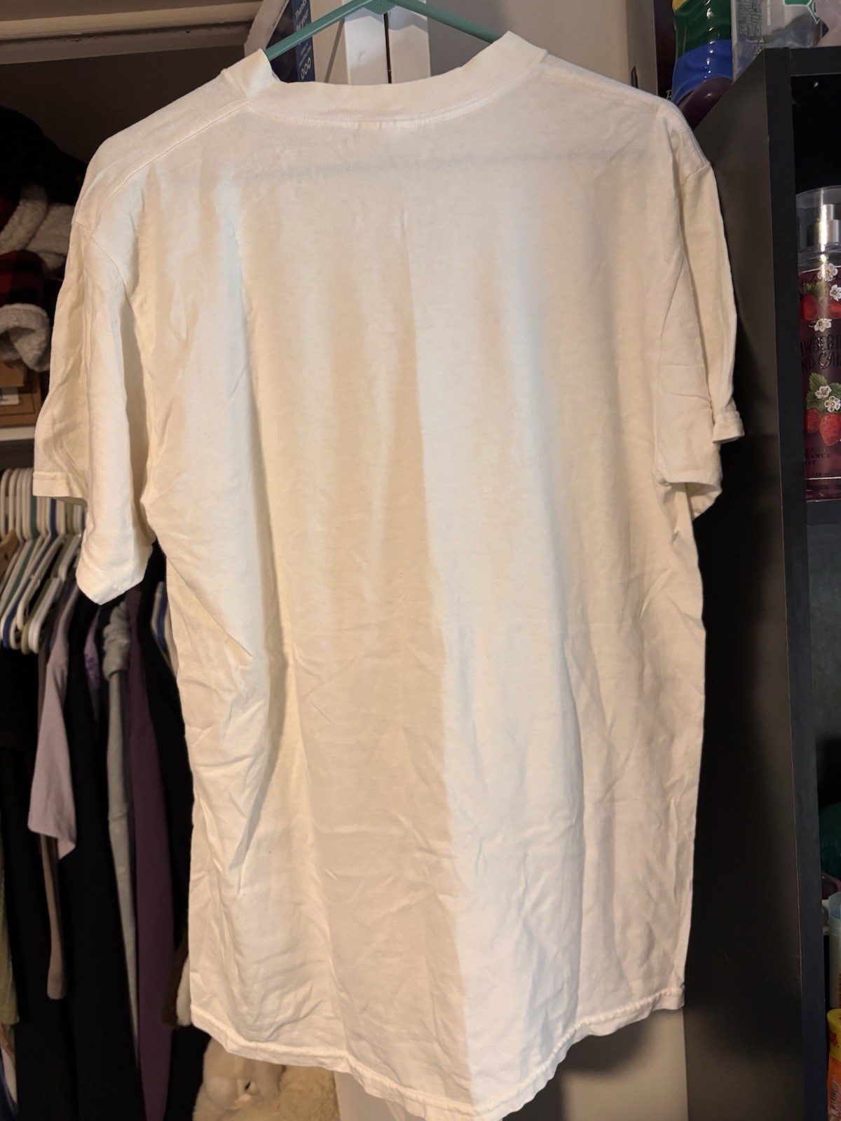 Texas Funny Graphic Print Men’s L White Cotton Knit Crew Neck T-Shirt gallery