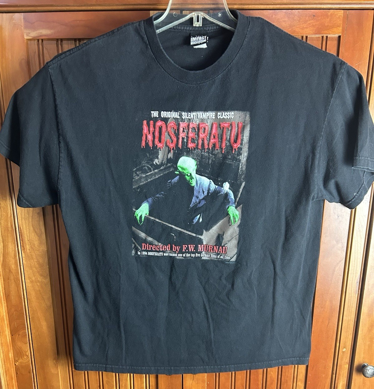 Vintage Very Rare 1990’s Horror Nosferatu Tee-Shirt Men’s Size XL