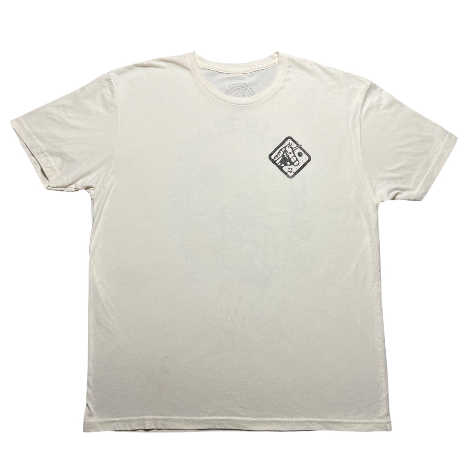 Texas Hill Country Provisions Texas Is Magical Unicorn Mens XL White T Shirt gallery
