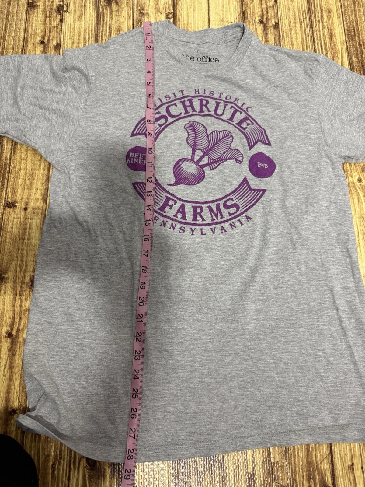 The Office TV Show Historic Schrute Farms Pennsylvania T Shirt Large gallery