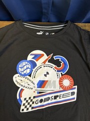 Puma BMW MMS Motorsport Statement Graphic Mens Tee X-LARGE XL Black