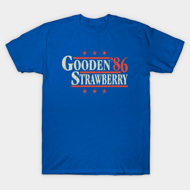 Vintage Gooden Strawberry Style T-Shirt Retro 1986 New York Baseball Graphic Tee gallery