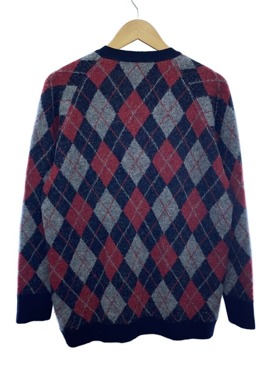 John UNDERCOVER Alpaca Blend Argyle Pattern Cardigan 2 Wool NVY JUP4901 gallery