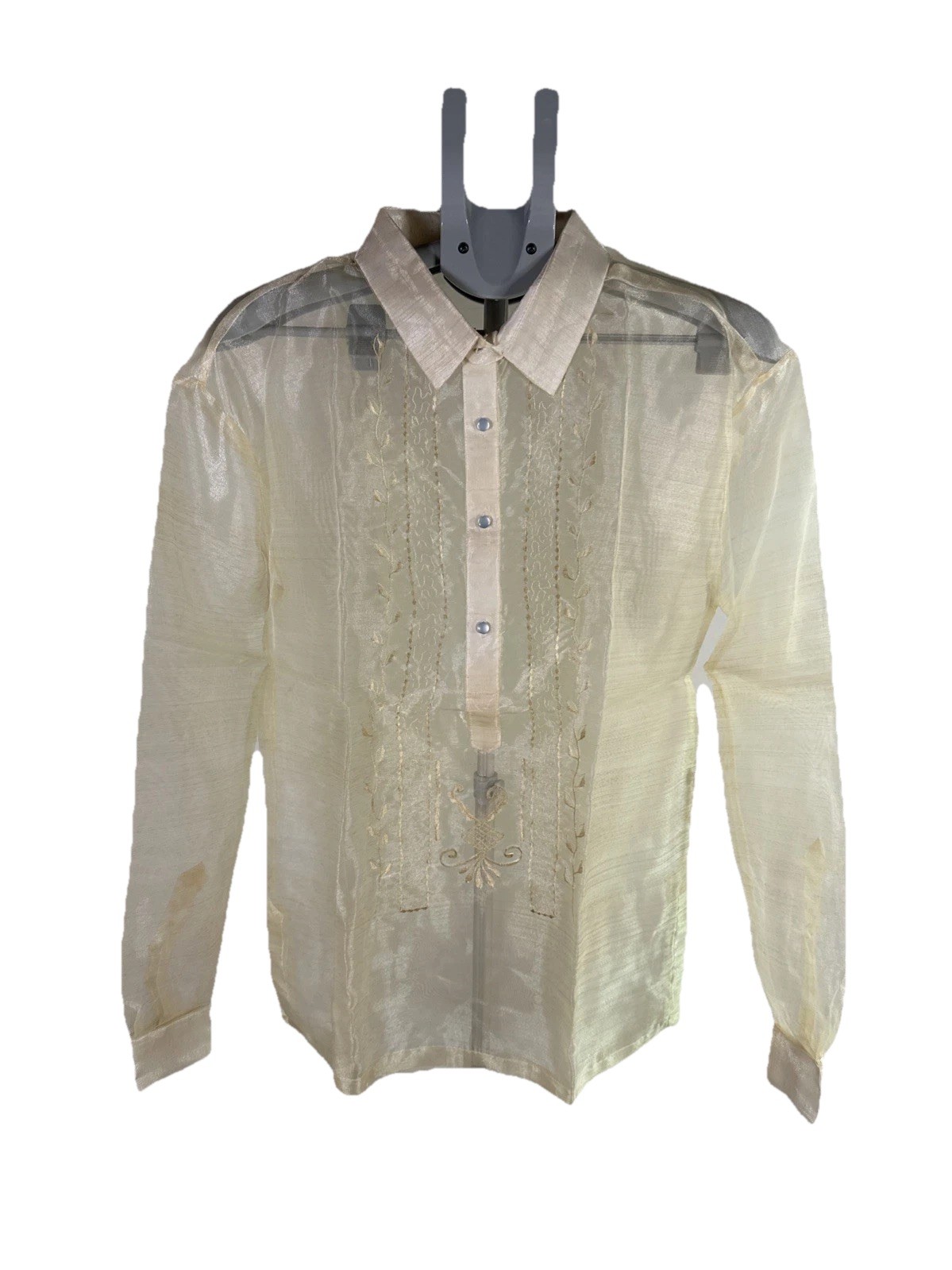 Barong Tagalog Formal Wear Men’s Size 2X NWOT Philippines Organza NWOT