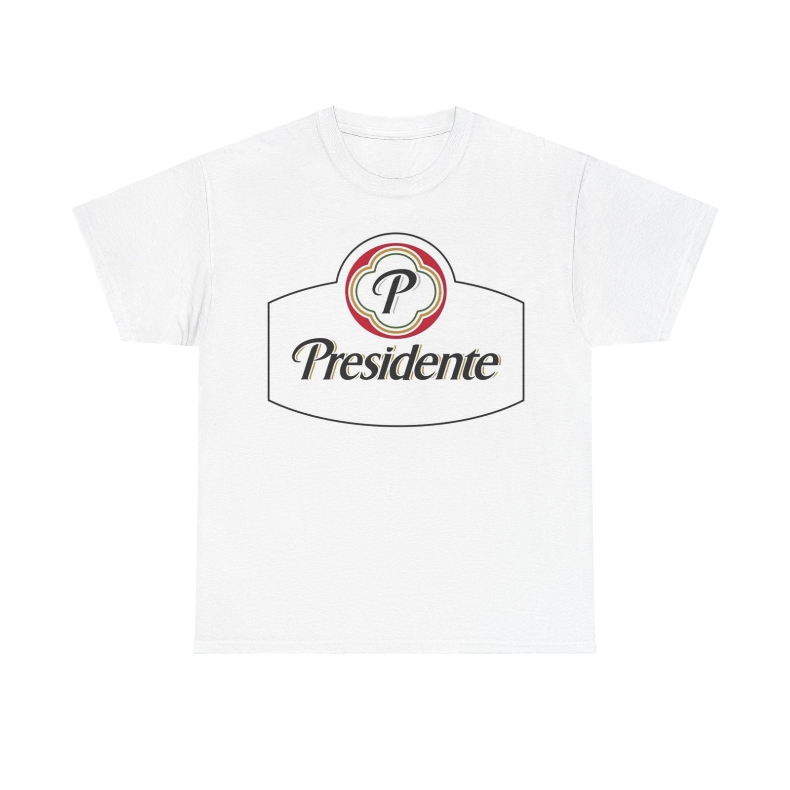 Presidente Beer Shirt Dominican Republic Graphic Logo Unisex Heavy Cotton Tee gallery