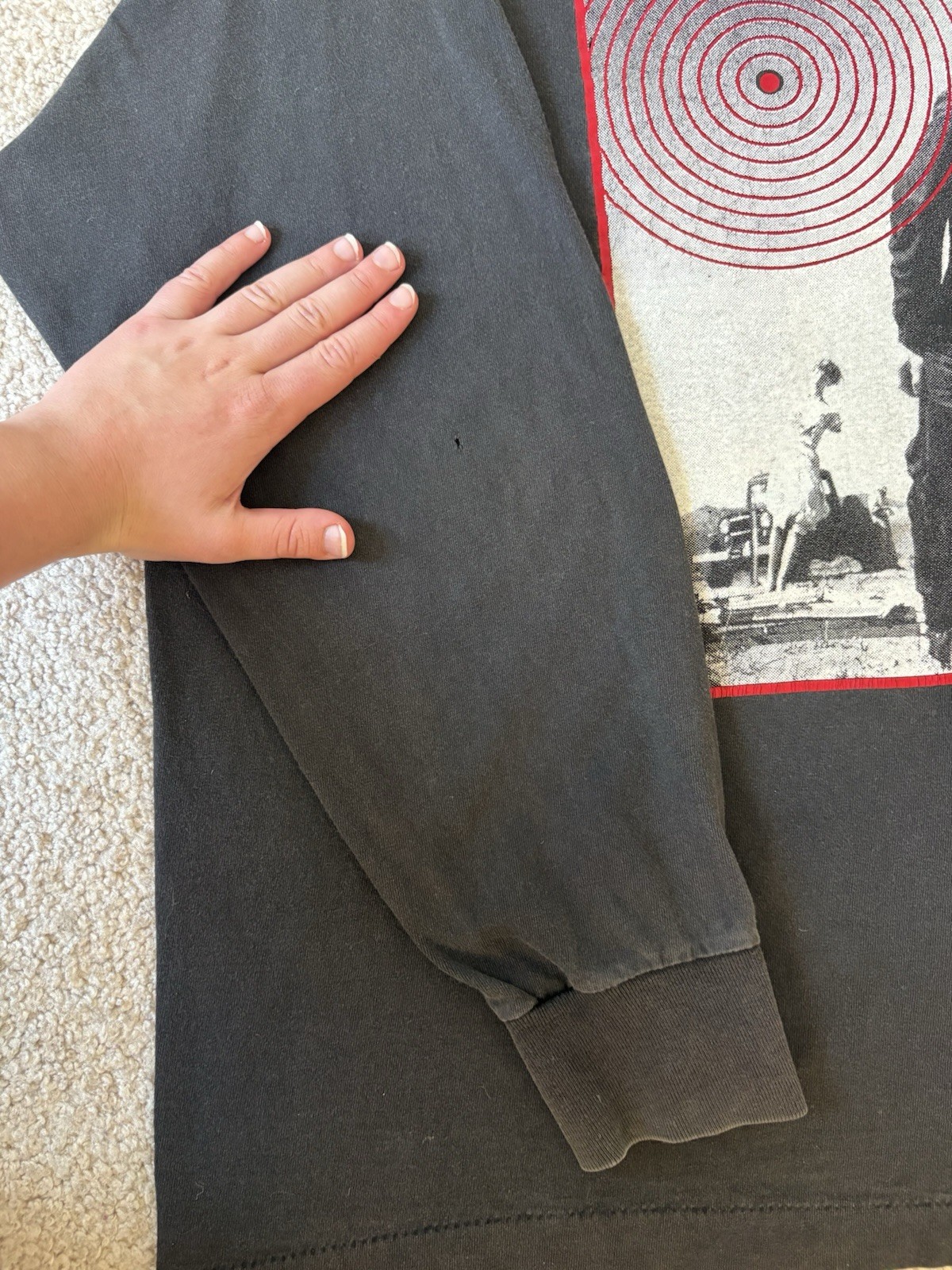 RARE Shudder to Think Pony Express Record Long Sleeve With Back Design Size XL gallery