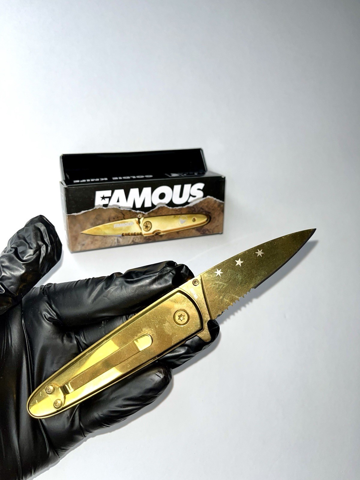 Famous Stars And Straps Patch Lanyard And Knife Set Travis Barker Blink 182 Y2K gallery