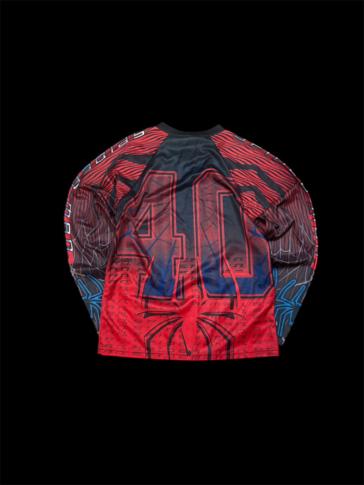 Vintage Spider-Man 2002 Movie Promo Y2K Long Sleeve Jersey Marvel gallery