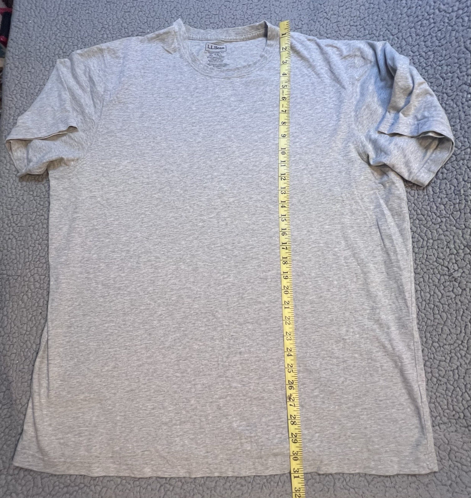 L.L Bean Gray Traditional Fit Mens T Shirt Short Sleeve gallery