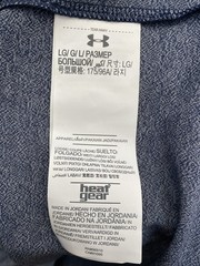 Men’s Under Armour HeatGear Threadborne Large Loose Blue T-Shirt Crew Neck NWT