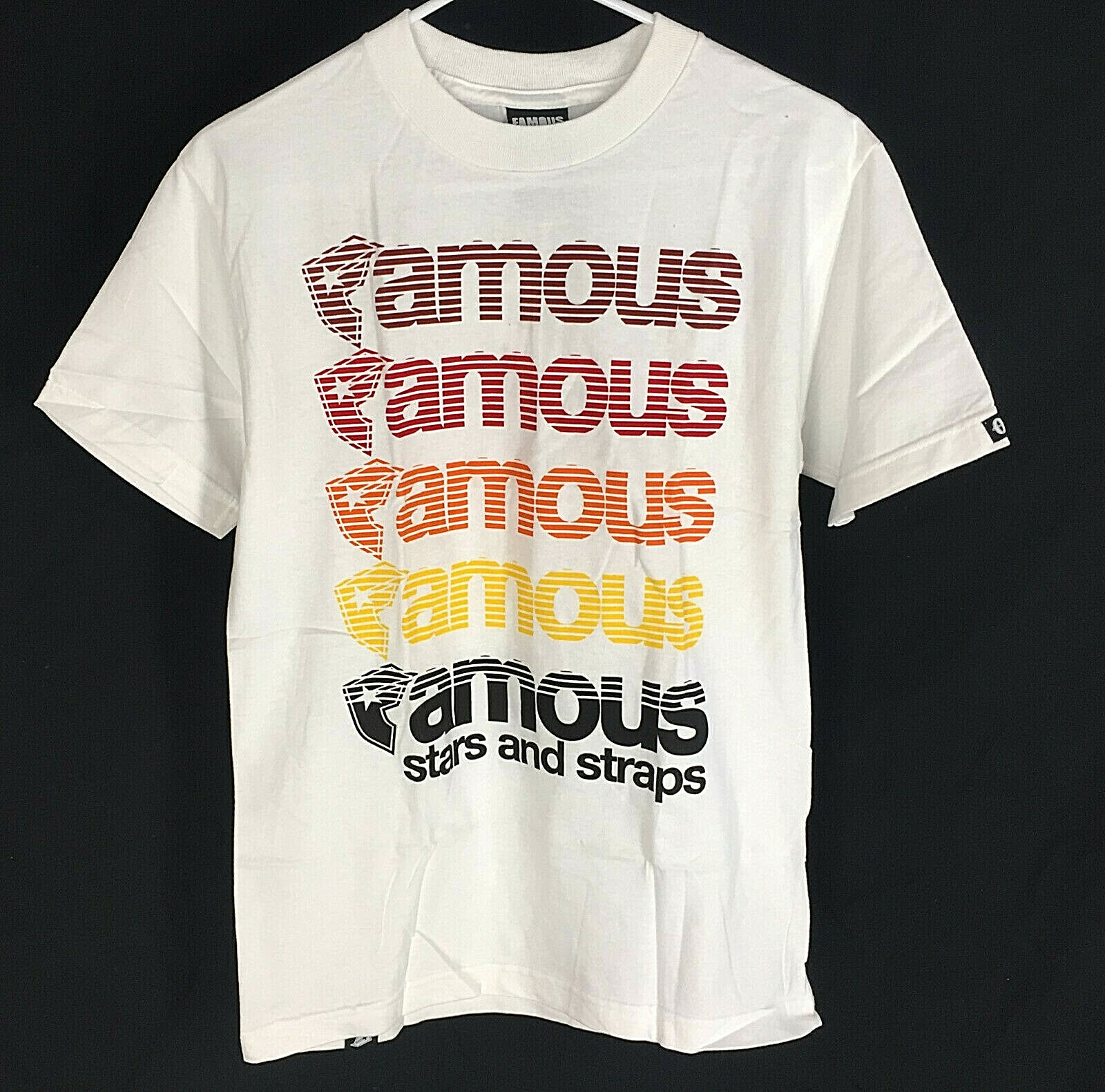 Famous Stars & Straps Shirt NEW Size Small Rare Design Supanova Skate NWT Mens