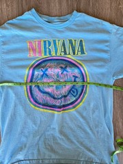 Nirvana “Nevermind” Colorful Sketch Smiley Graphic Tee