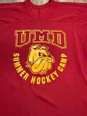 CCM Jersey Men’s Size Medium Red Gold UMD Summer Hockey Camp