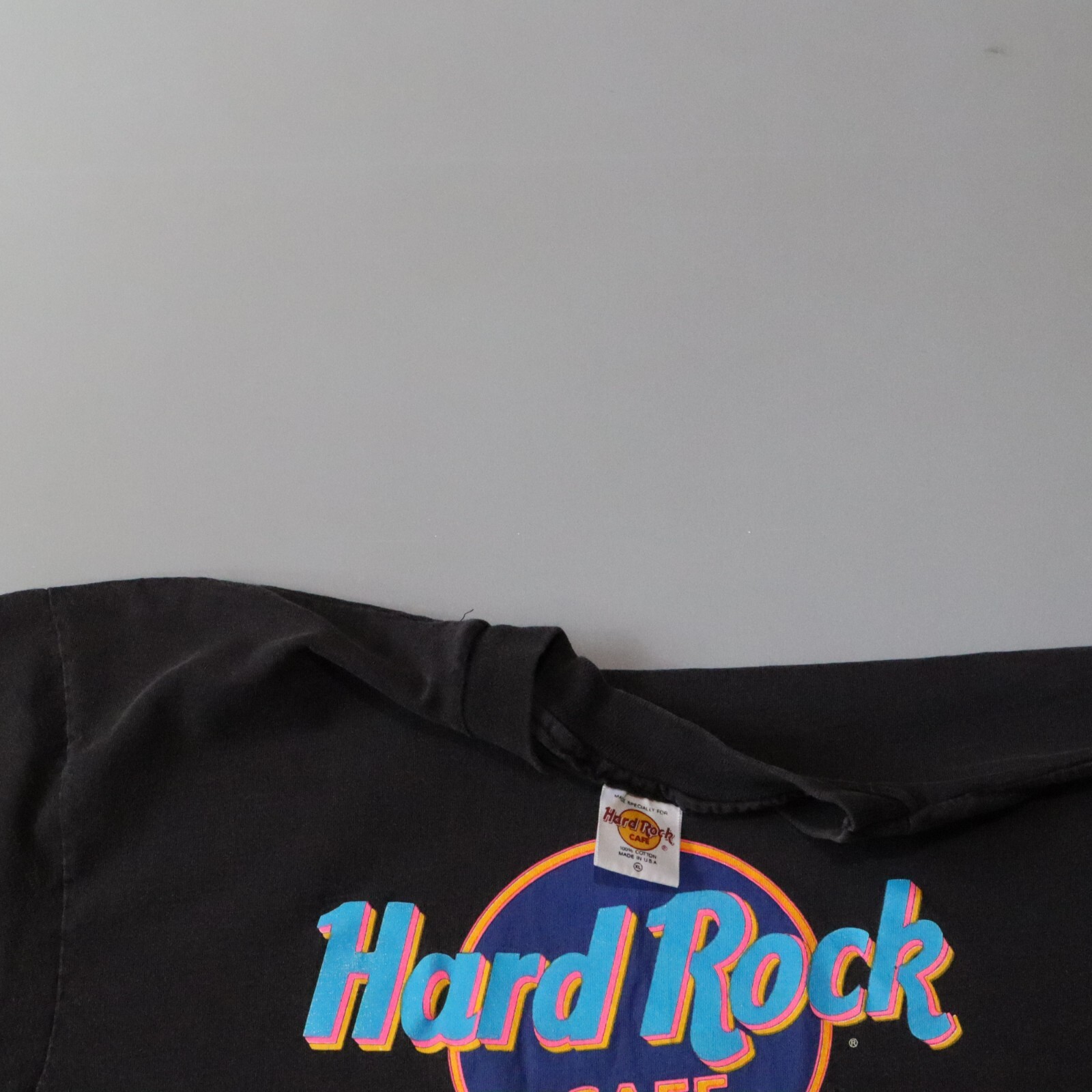 Vintage Hard Rock Cafe Shirt Mens XL Measures Large Houston Texas USA gallery