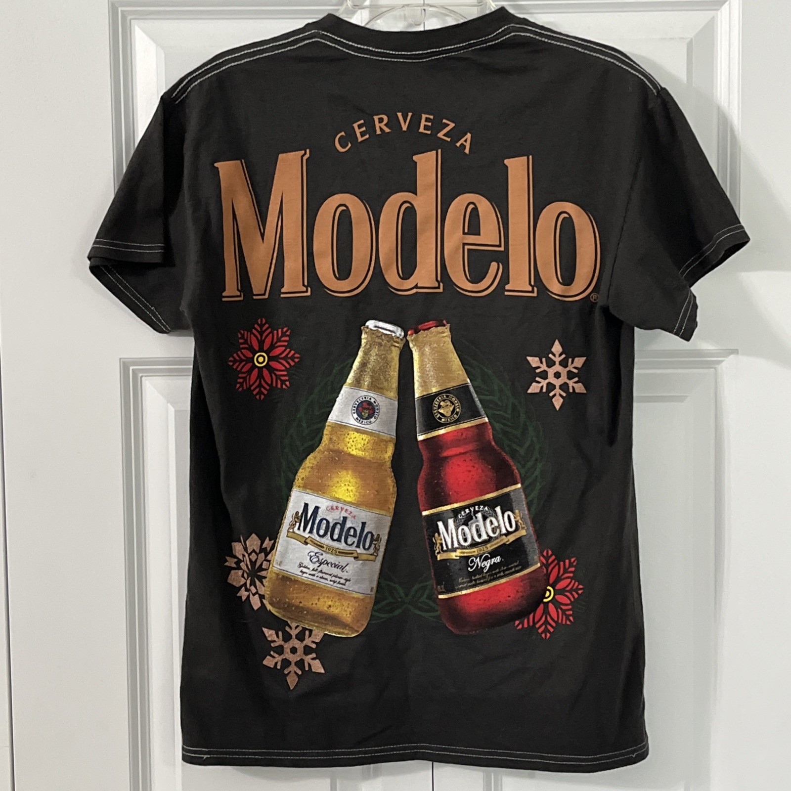 Cerveza Modelo Men's Shirt 100% Cotton Black Size Small New gallery