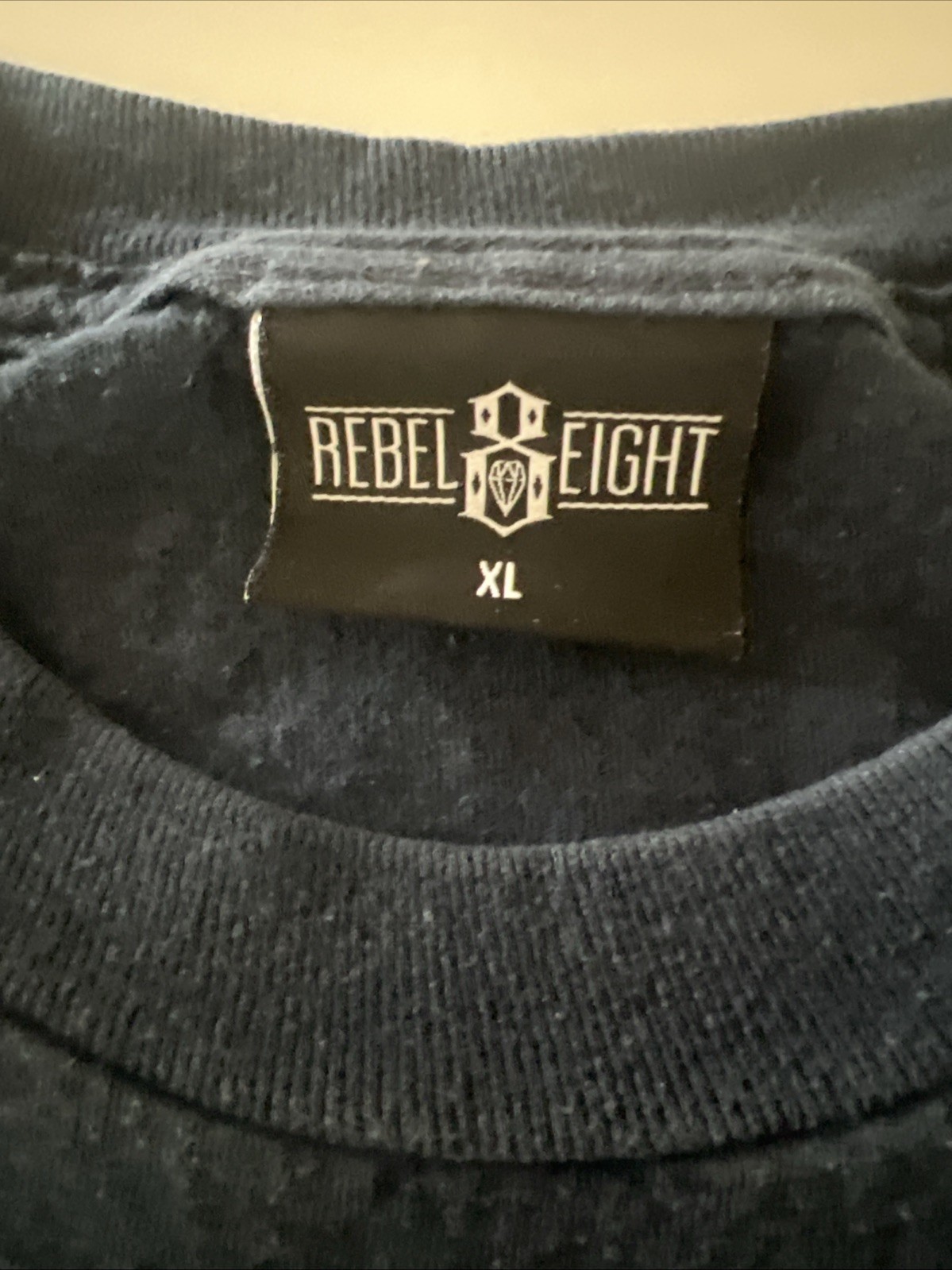 Rebel Eight T-Shirt Mens XL "Night Prowlers" Navy Skull Skate Streetwear Graphic gallery