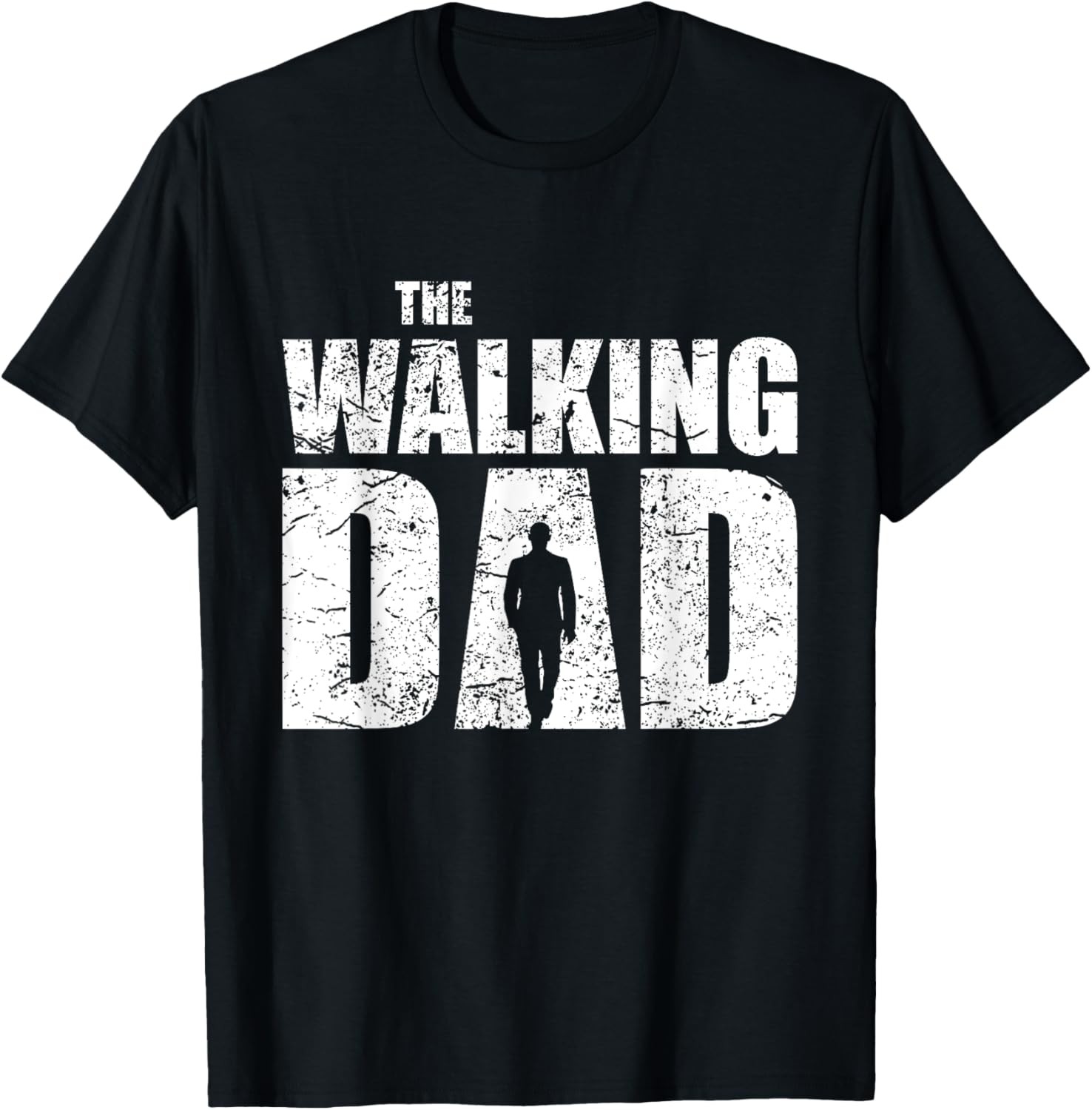 Mens THE WALKING DAD funny saying dad father man retro vintage T-Shirt gallery