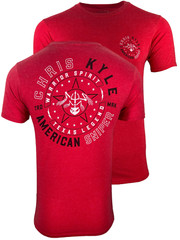 Howitzer Style Men’s T-Shirt Chris Kyle Circle Military Grunt MFG