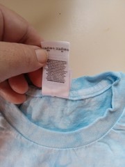 Size Small Mariah Carey colortone Rainbow Blue T-Shirt NEW SEE PHOTOS