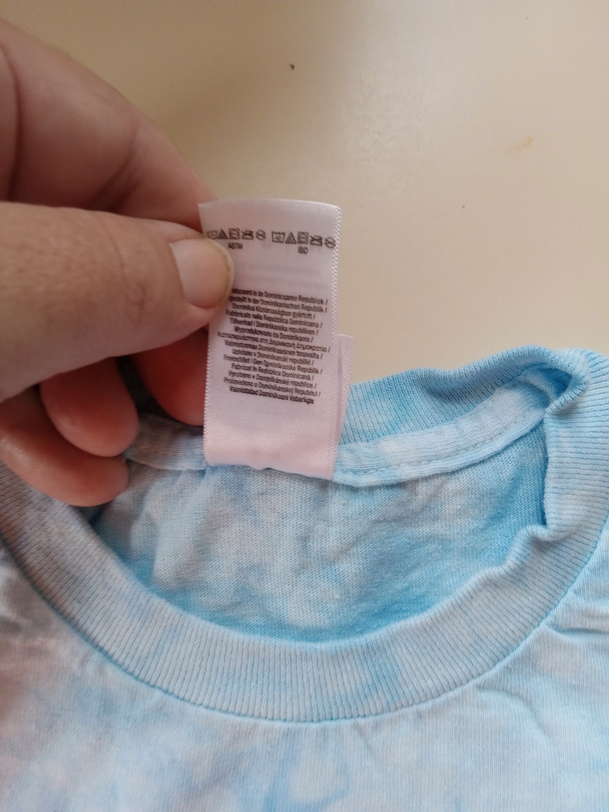 Size Small Mariah Carey colortone Rainbow Blue T-Shirt NEW SEE PHOTOS gallery